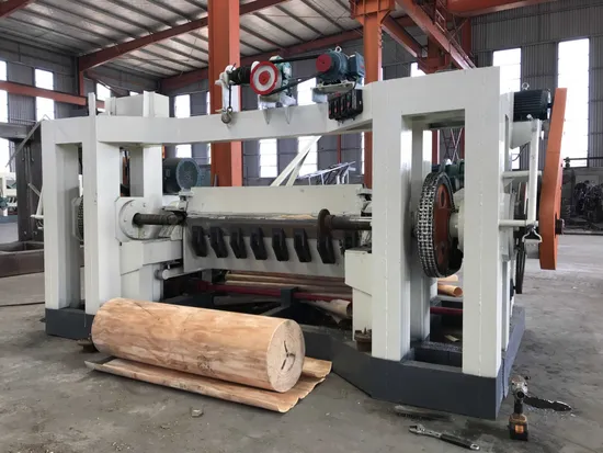 8 Feet Spindle Less Wood Veneer Peeling Machine From Linyi