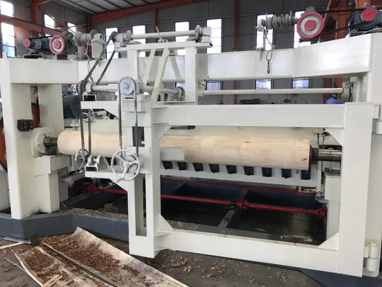 8 Feet Spindle Less Wood Veneer Peeling Machine From Linyi