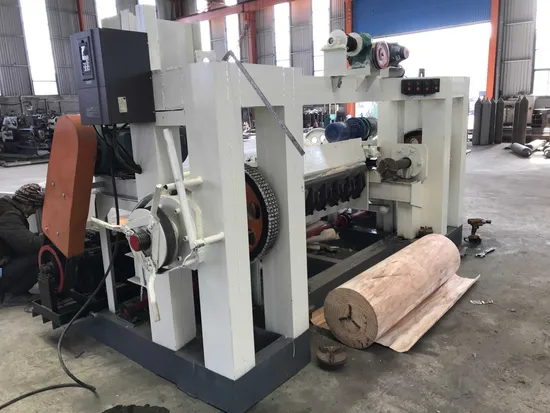 8 Feet Spindle Less Wood Veneer Peeling Machine From Linyi