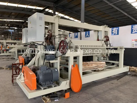 8 Feet Spindle Peeling Lathe High Speed Veneer Peeling Machine