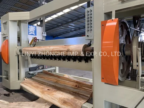 8 Feet Spindle Peeling Lathe High Speed Veneer Peeling Machine