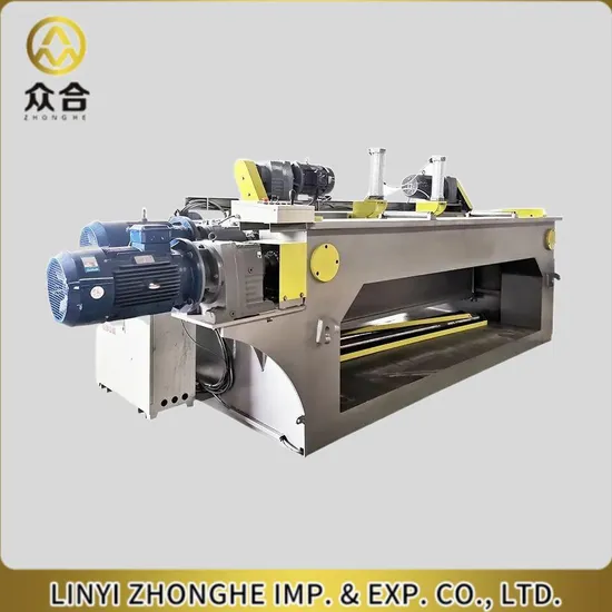 China 8FT Spindle Less Hardwood Veneer Peeling Machine