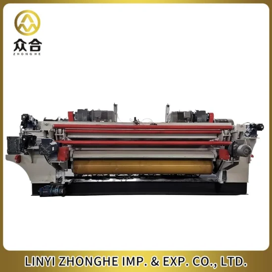 China Plywood Core Veneer Rotary Wood Log Peeling Lathe