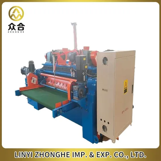 China Plywood Core Veneer Rotary Wood Log Peeling Lathe