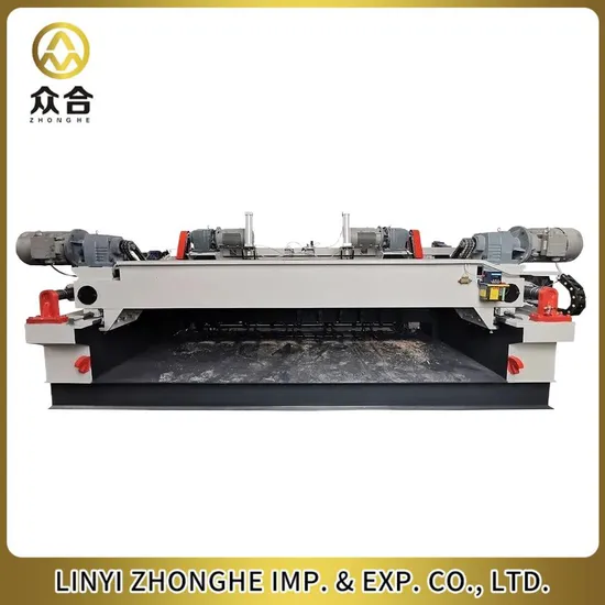 China Plywood Core Veneer Rotary Wood Log Peeling Lathe