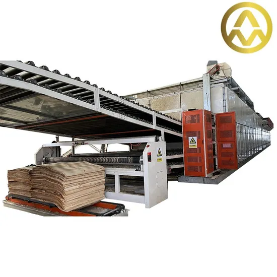 Continuous Roller and Mesh Veneer Drying Machine for Wood