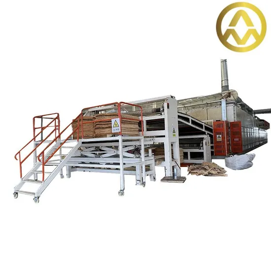 Continuous Wood Chip Veneer Dryer