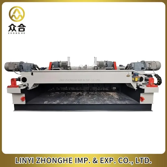 Linyi High Efficiency 8FT Spindle Less Veneer Peeling Machine