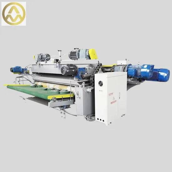 Linyi Speed Adjustable 8FT Spindle Less Face Veneer Peeling Machine