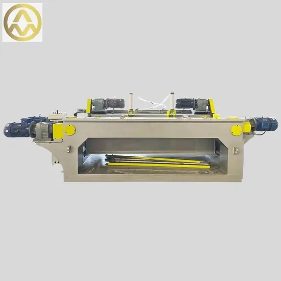 Linyi Speed Adjustable 8FT Spindle Less Face Veneer Peeling Machine