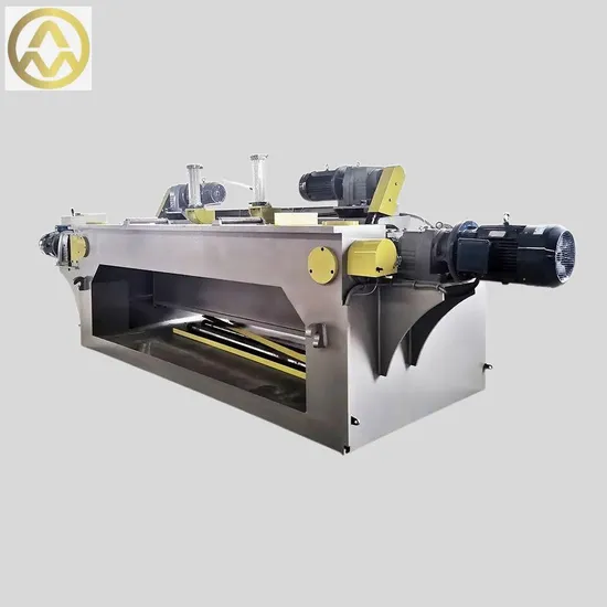 Linyi Speed Adjustable 8FT Spindle Less Face Veneer Peeling Machine