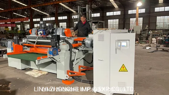 Linyi Spindle Less Wood Veneer Peeling Lathe