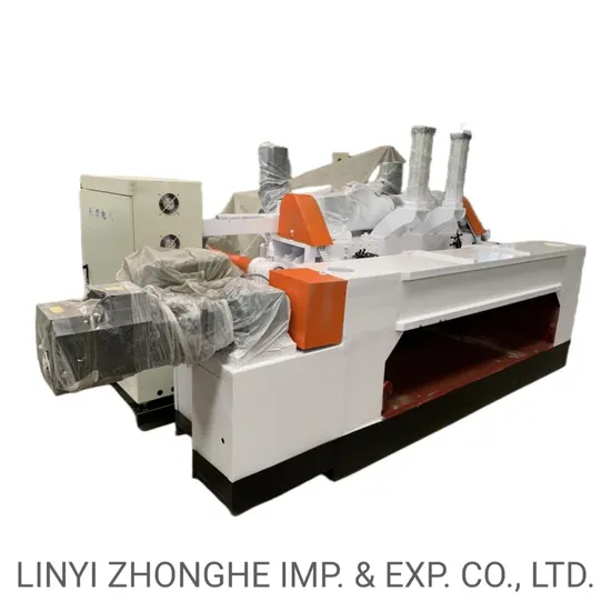 Speed Adjustable in Peeling and Cutting Wood Veneer Peeling Machine