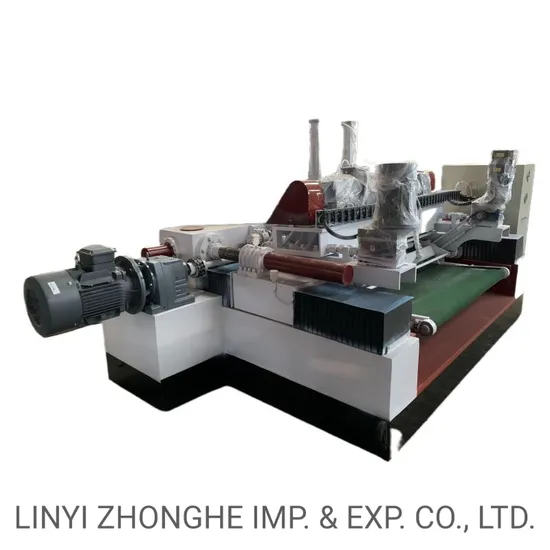 Speed Adjustable in Peeling and Cutting Wood Veneer Peeling Machine