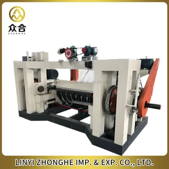 Spindle Face Veneer Wood Log Peeling Machine