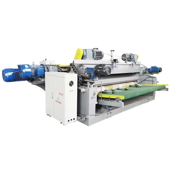 Spindle Less Speed Adjustable 8FT Face Veneer Peeling Machine From Linyi