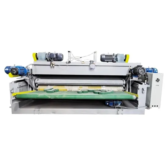 Spindle Less Speed Adjustable 8FT Face Veneer Peeling Machine From Linyi