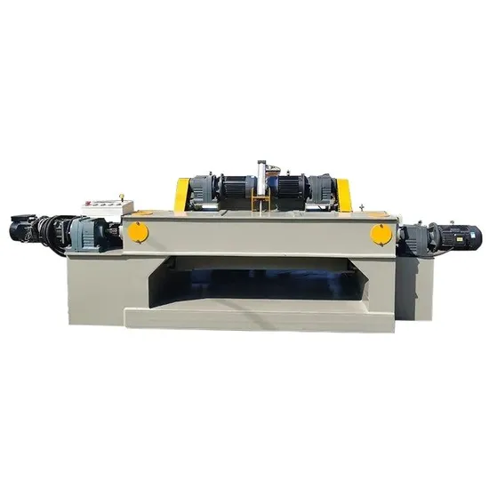 Spindle Less Speed Adjustable 8FT Face Veneer Peeling Machine From Linyi