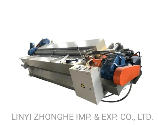 Spindle Less Wood Veneer Peeling Cutting Machine