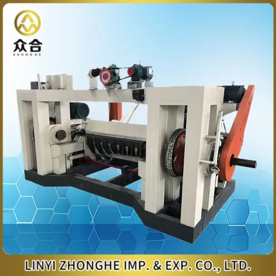 Spindle Wood Veneer Peeling Machine with Clipper