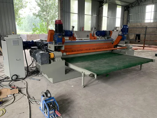 Veneer Peeling Machine for Rubber Wood