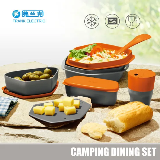 6 in 1 Outdoor Using Camping Tableware Sets