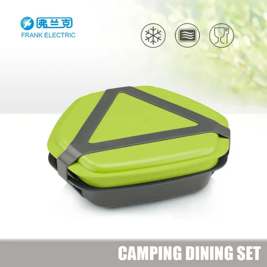 6 in 1 PP Material Camping Use Tableware Sets for Convient