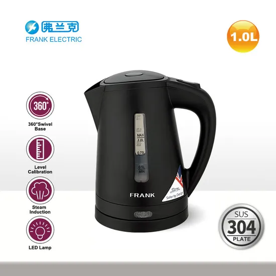 1.0L 2200W Food Grade Small Electric Kettle for Office