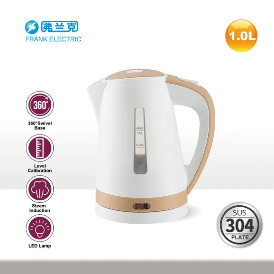 1.0L 2200W Food Grade Small Electric Kettle for Office