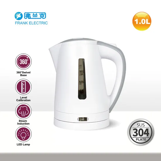 1.0L 2200W Food Grade Small Electric Kettle for Office