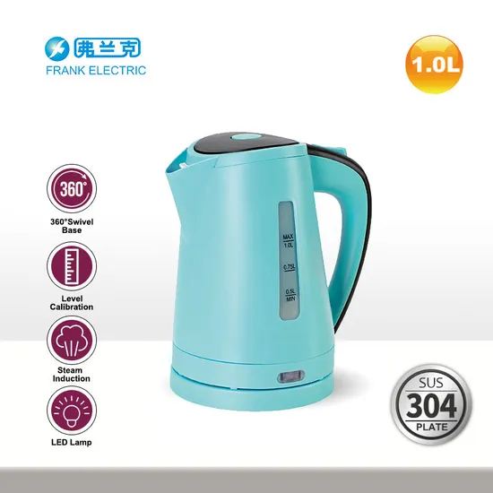 1.0L 2200W Food Grade Small Electric Kettle for Office