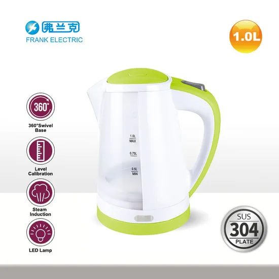 1.0L 2200W Food Grade Small Electric Kettle for Office