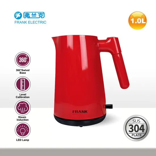 1.0L 2200W Plastic Kettle Electric Kettle