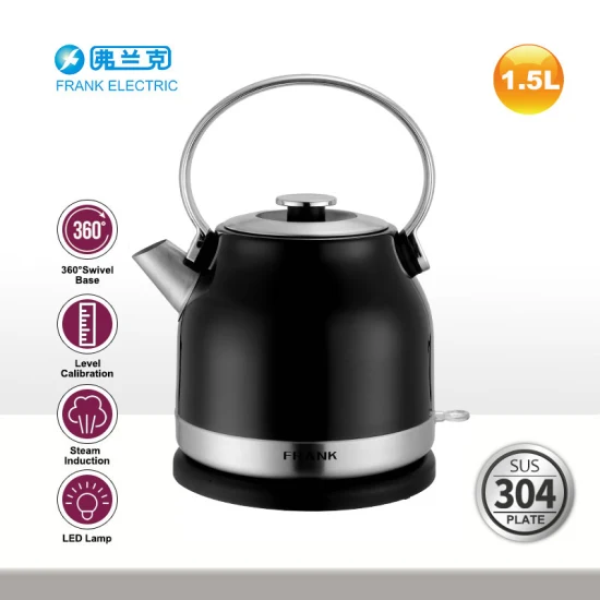 1.5L 304SUS Electric Retro Kettle for Home with GS Certifcate