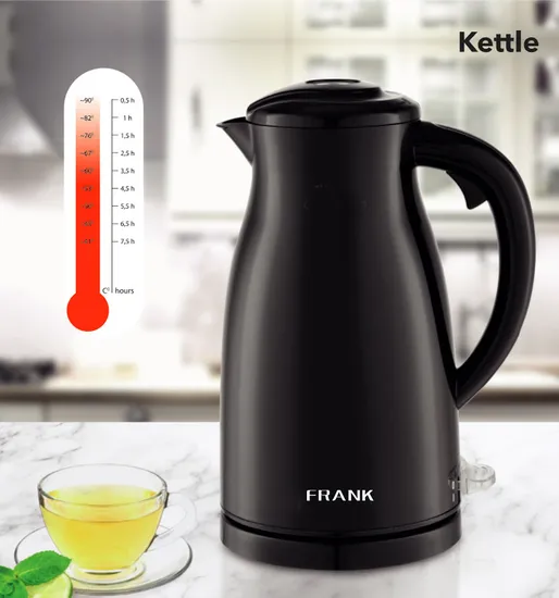 1.5L Double Wall Cool Touch Electric Kettle with Thermometer