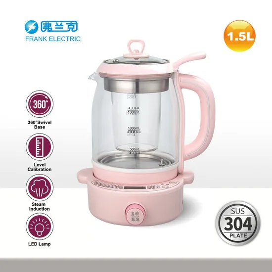 1.5L Multi Function Healthy Glass Kettle