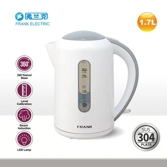 1.7L 2200W BPA Free Plastic Kettle