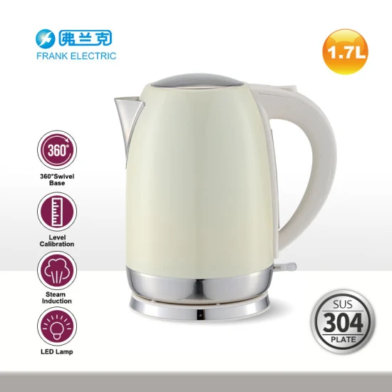 1.7L 304SUS Brush Stainless Steel Electric Water Kettle