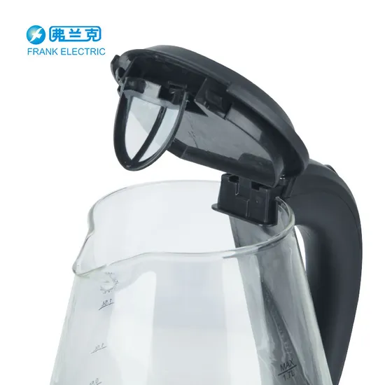 1.7L China Factory Cheap Glass Kettle with GS CB