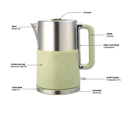 1.7L China OEM Factory Electric Tea Maker Kettle