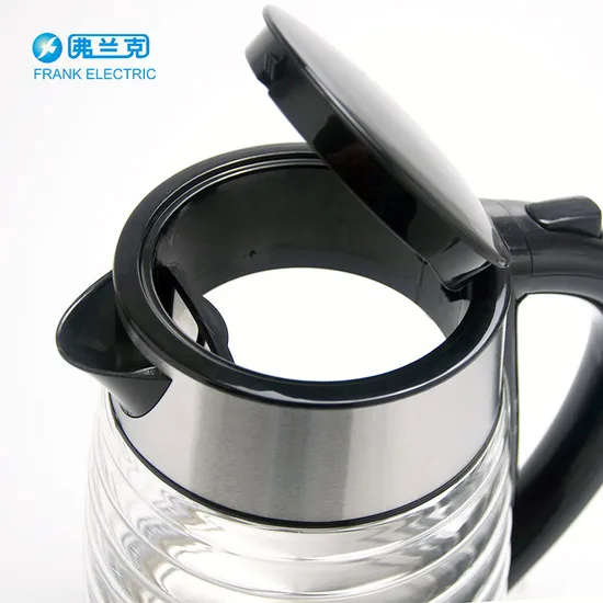 1.7L Digital Glass Electrical Kettle with Control Panel on Handle