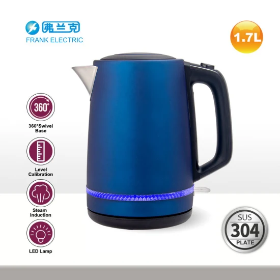 1.7L Electric Water Kettle Stainless Steel Material with Color Coating