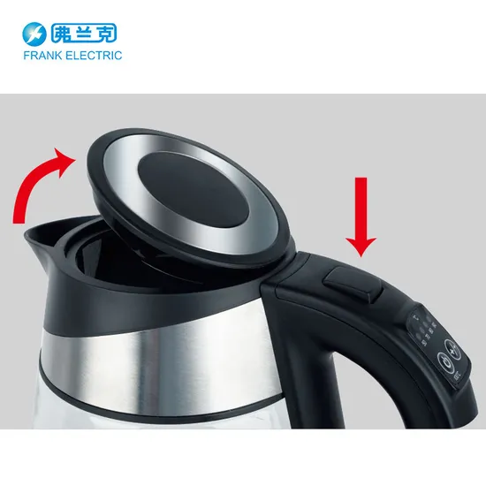 1.7L Fast Boiling Glass Electric Tea Kettle for Home