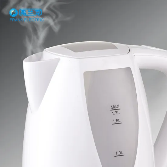 1.7L Food Grade Plastic Kettle with Double Golden Temperature Control