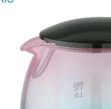 1.7L Glass Kettle Color Coating for Home and Office