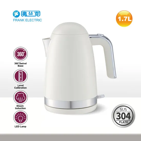 2022 New Design Double Layer Plastic Cordless Electric Water Kettle