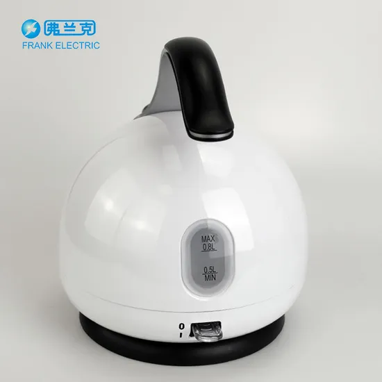 2022 New Design White Coated Electric Kettle 0.8L