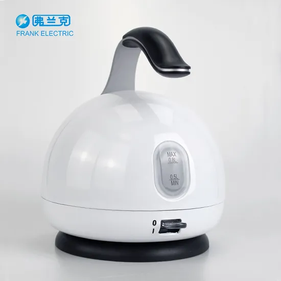 2022 New Design White Coated Electric Kettle 0.8L