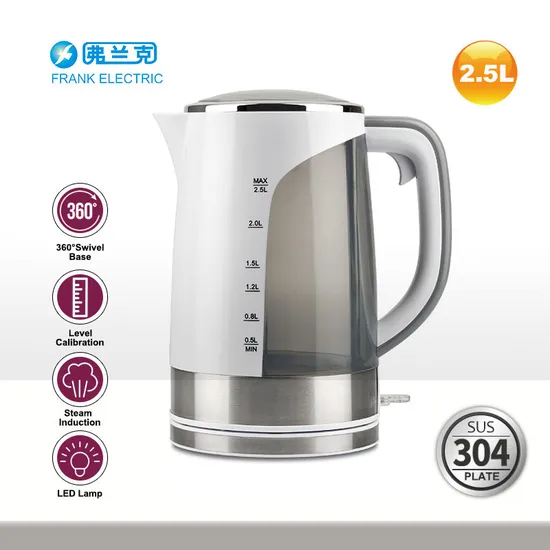 2022 New Product Hot Selling Electric Tea Kettle with 2.5 Liter Capacity