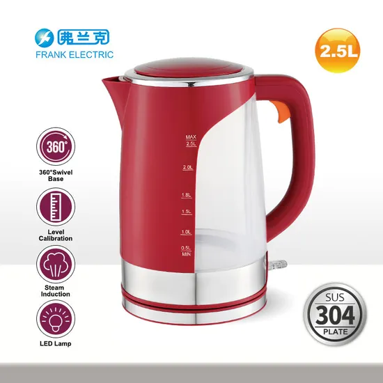 2022 New Product Hot Selling Electric Tea Kettle with 2.5 Liter Capacity